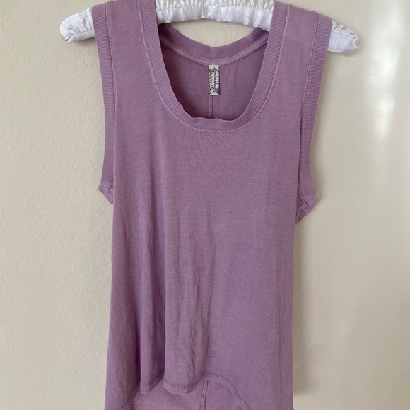 Lavender Free People Tank Top - Picture 1 of 4